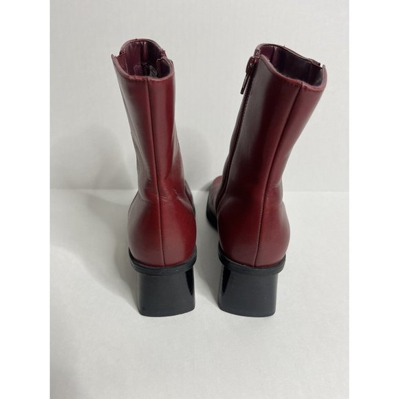 Naturalizer Red Ankle Boots - Picture 6 of 12